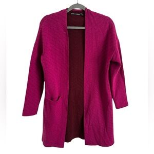 Gudrun Sjoden Wool Pink Cardigan, size small
